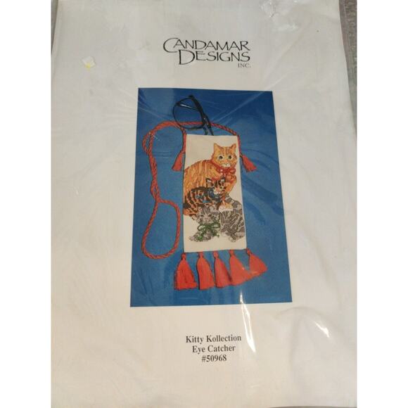 Eye Glass Holder Cross Stitch Kit Kitty Collection Candamar Designs #50968 - Picture 1 of 4
